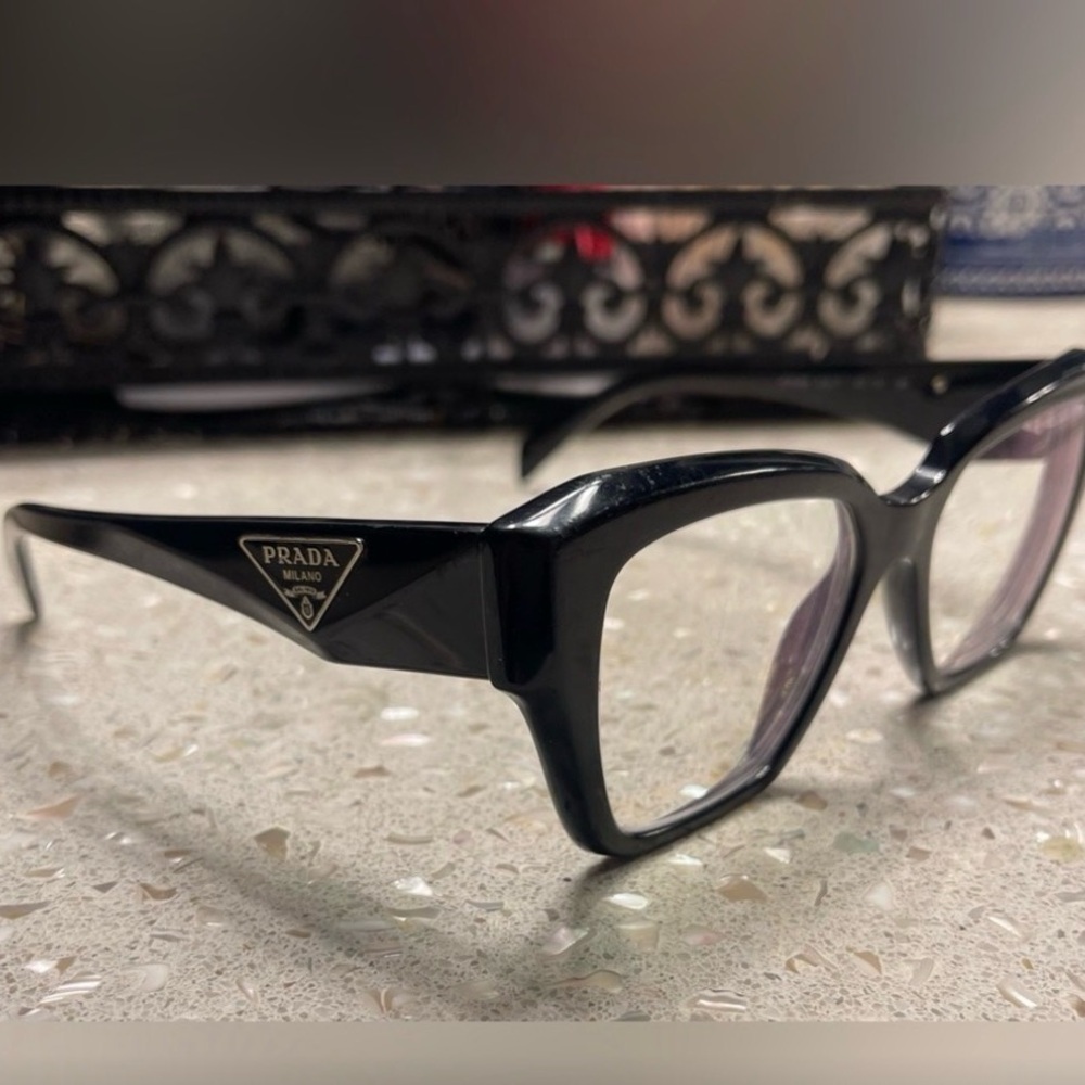 Authentic Prada Black Women's Glasses - Picture 4 of 10